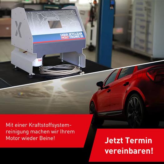 Macht Ihr Motor Probleme? Eine professionelle Reinigung von Kraftstoff- und Ansaugsystem hilft, bevor teure Reparaturen drohen.
